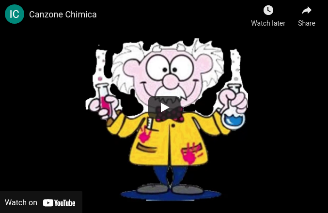 Canzone Chimica classe IIB scuola secondaria di Monterenzio