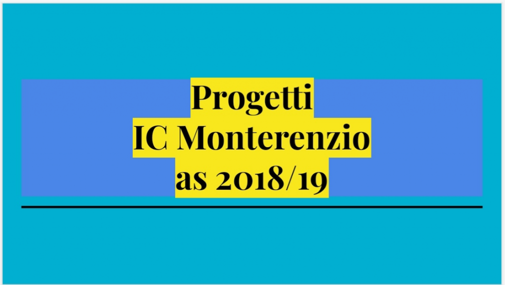 Progetti PTOF a.s. 2018/2019